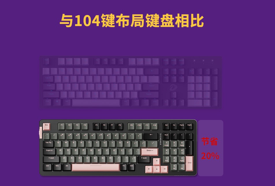 A98有线机械键盘