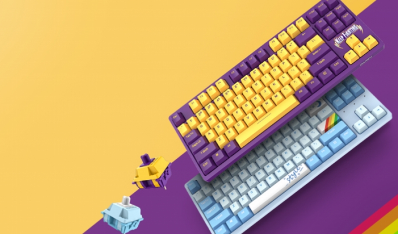 天空轴、紫金轴键盘